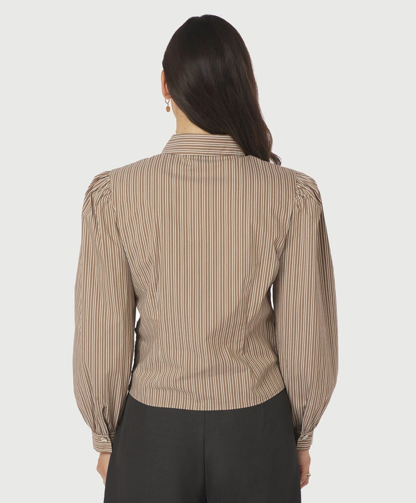 Neo Noir Blouse Ritta Stripe