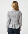 Neo Noir Blouse Smock Check