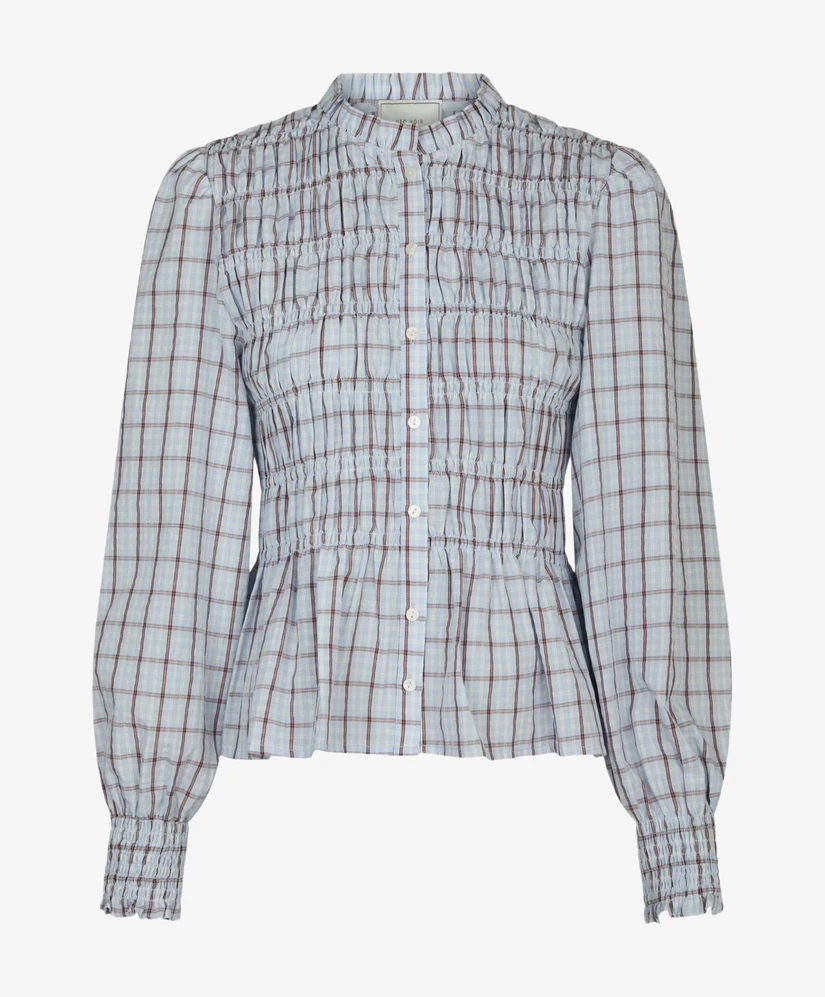 Neo Noir Blouse Smock Check