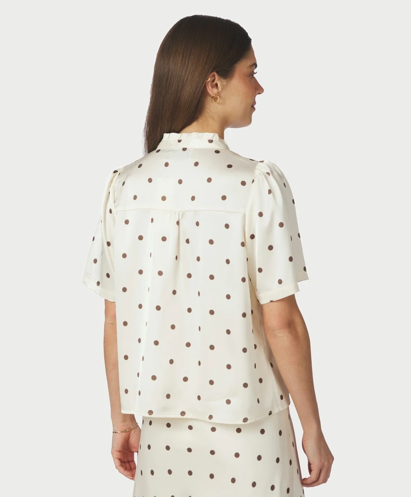 Neo Noir Blouse Torana Dotted