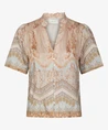 Neo Noir Blouse Torana Flower Border