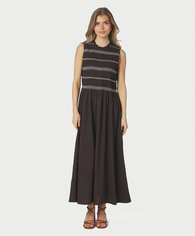 Neo Noir Jurk Atika Deco Smock