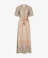 Neo Noir Jurk Moviana Flower Border