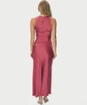 Neo Noir Maxi Jurk Celinie Heavy Sateen