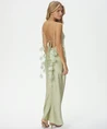 Neo Noir Maxi Jurk Colly Heavy Sateen