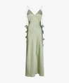 Neo Noir Maxi Jurk Colly Heavy Sateen