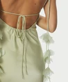 Neo Noir Maxi Jurk Colly Heavy Sateen