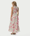 Neo Noir Maxi Jurk Marli Big Flower