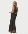 Neo Noir Maxi Jurk Misi Mesh