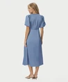 Neo Noir Midi Jurk Illana Heavy Sateen
