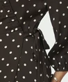 Neo Noir Midi Jurk Malinga Dot