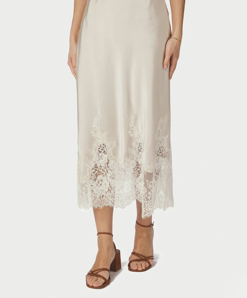 Neo Noir Rok Yelina Heavy Sateen