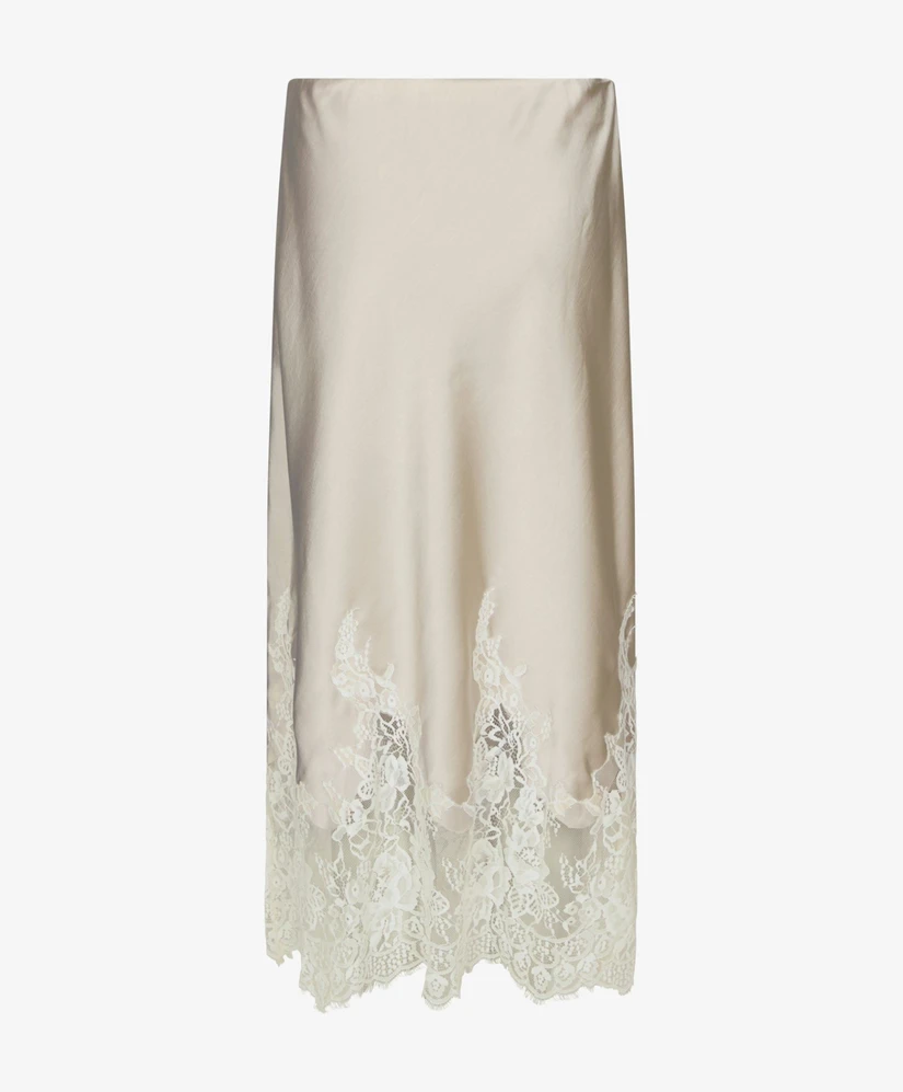 Neo Noir Rok Yelina Heavy Sateen