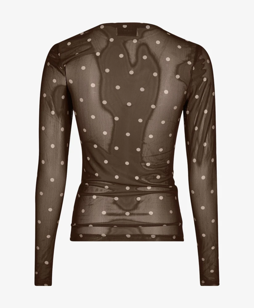 Neo Noir Shirts Top Ella Dot