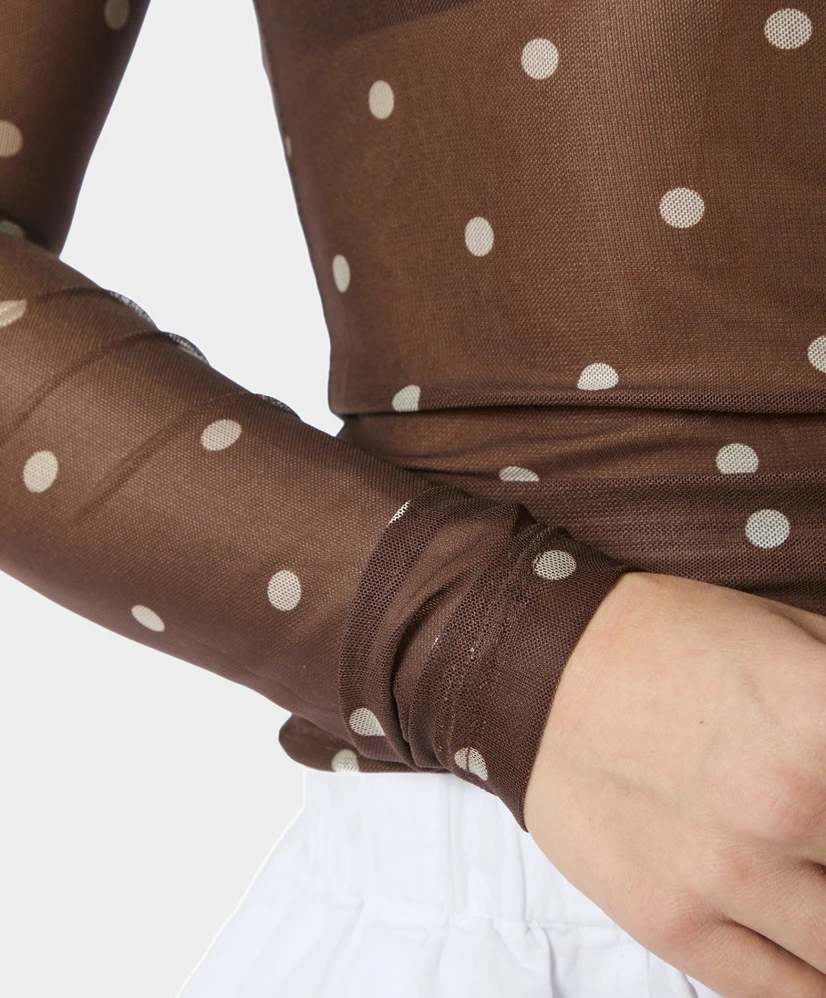 Neo Noir Shirts Top Ella Dot