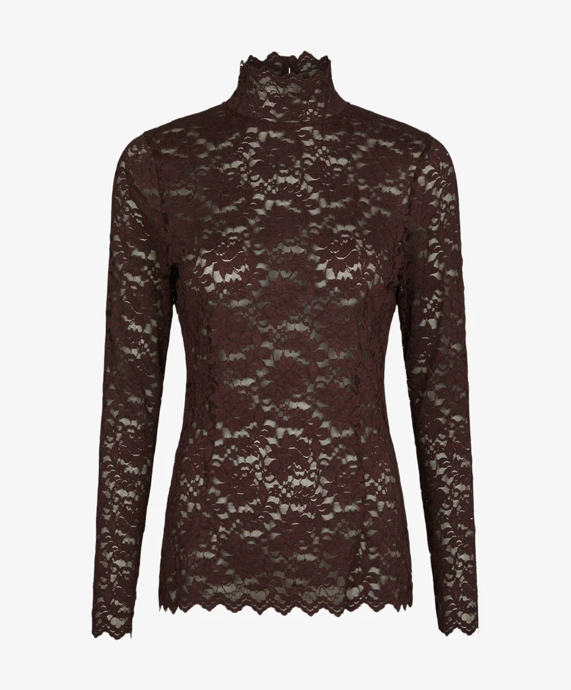 Neo Noir Top Liza Laceflower