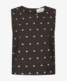 Neo Noir Top Polly Dot