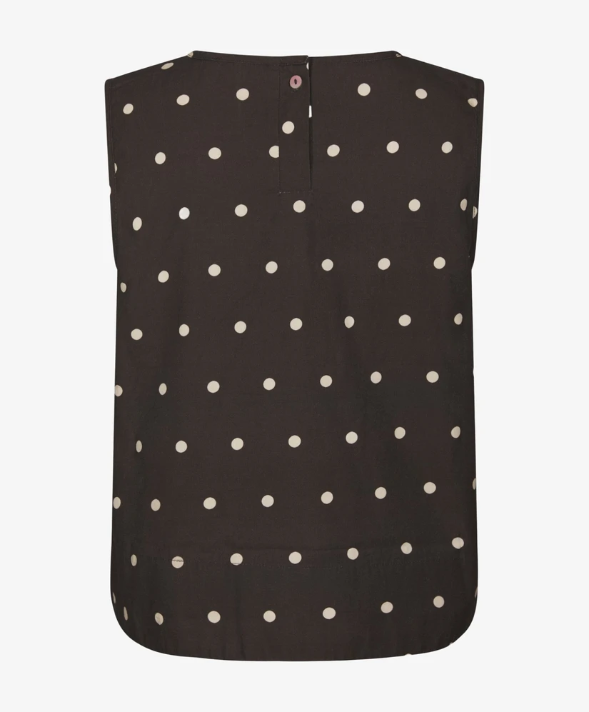 Neo Noir Top Polly Dot