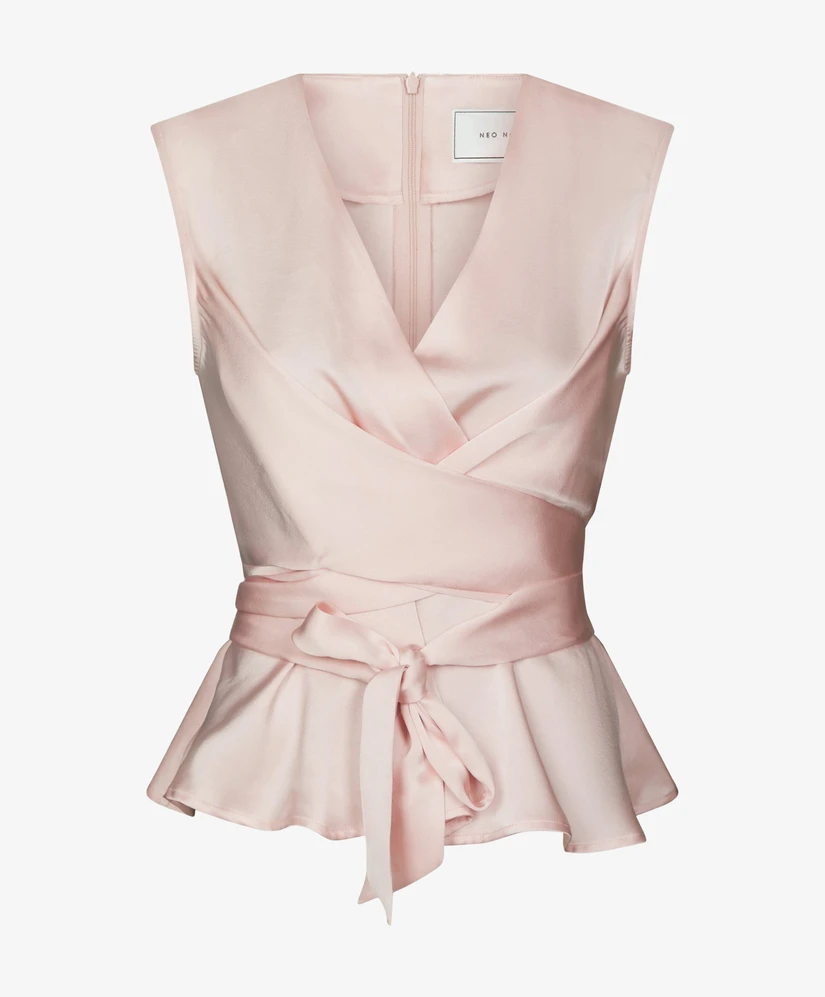 Neo Noir Top Risetta Heavy Sateen
