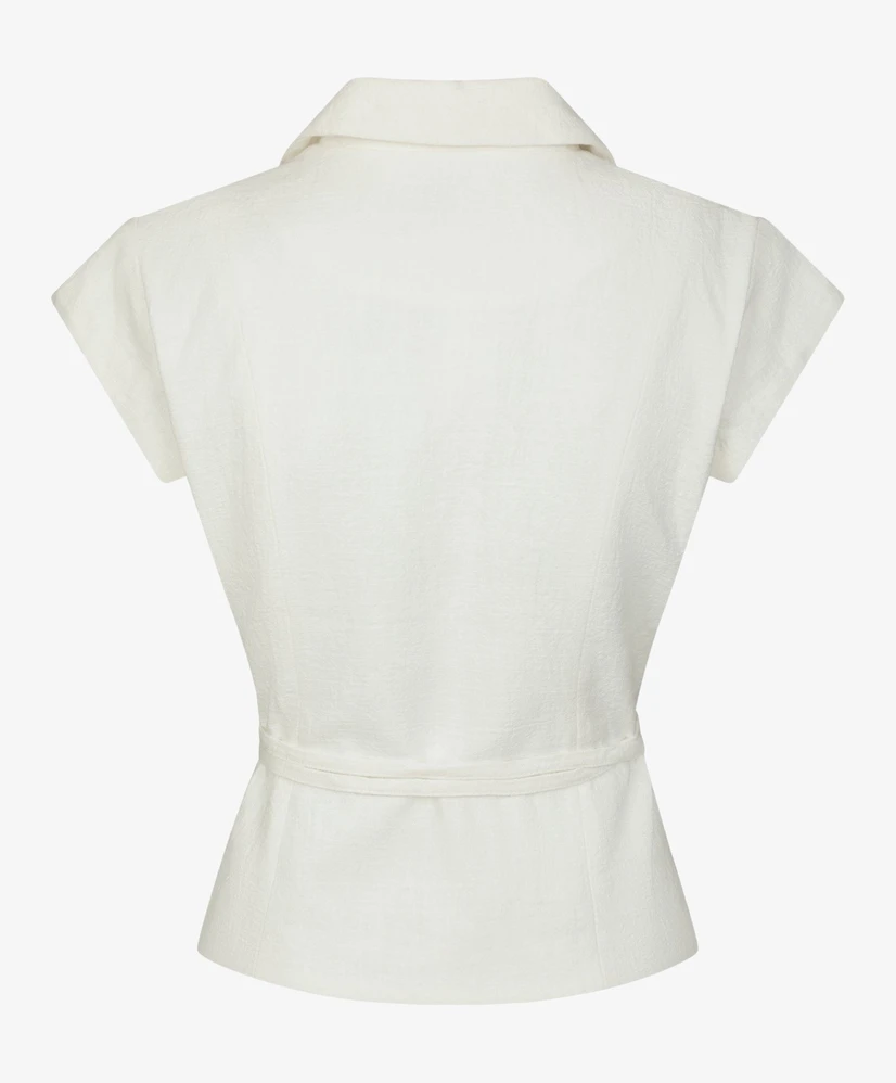 Neo Noir Top Salima Ramie