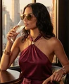 NIKKIE Halter Top Ribe