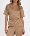 NIKKIE Wrap Top Ribe