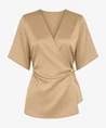 NIKKIE Wrap Top Ribe