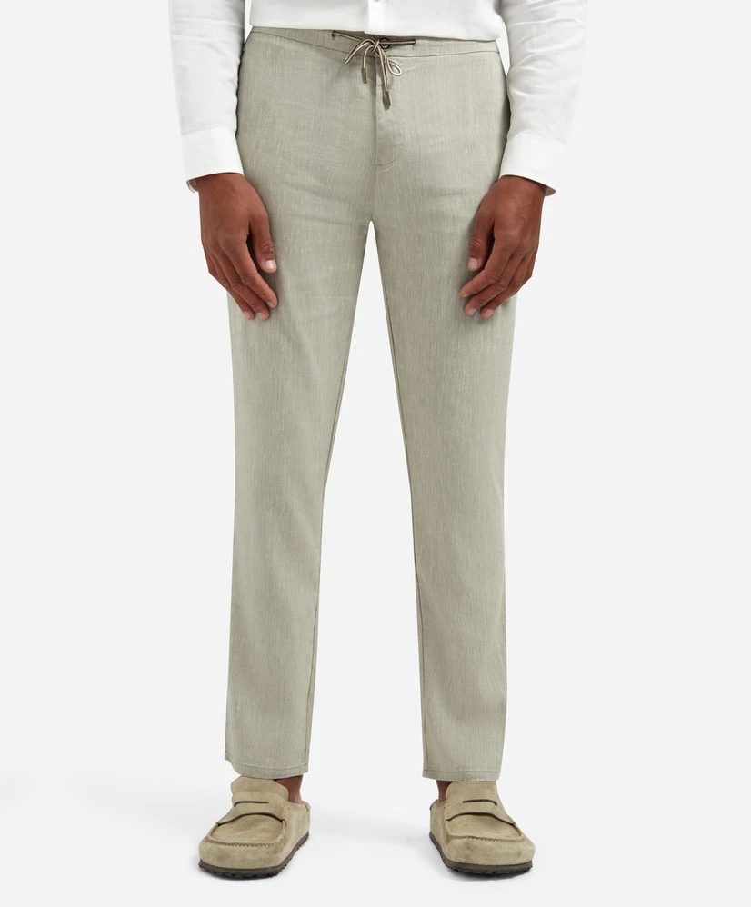 No Excess Broek Linen Blend
