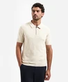No Excess Half Zip Polo Effen
