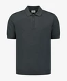 No Excess Half Zip Polo Effen