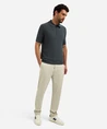 No Excess Half Zip Polo Effen
