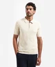 No Excess Half Zip Polo Effen