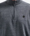 No Excess Half Zip Trui Gemêleerd