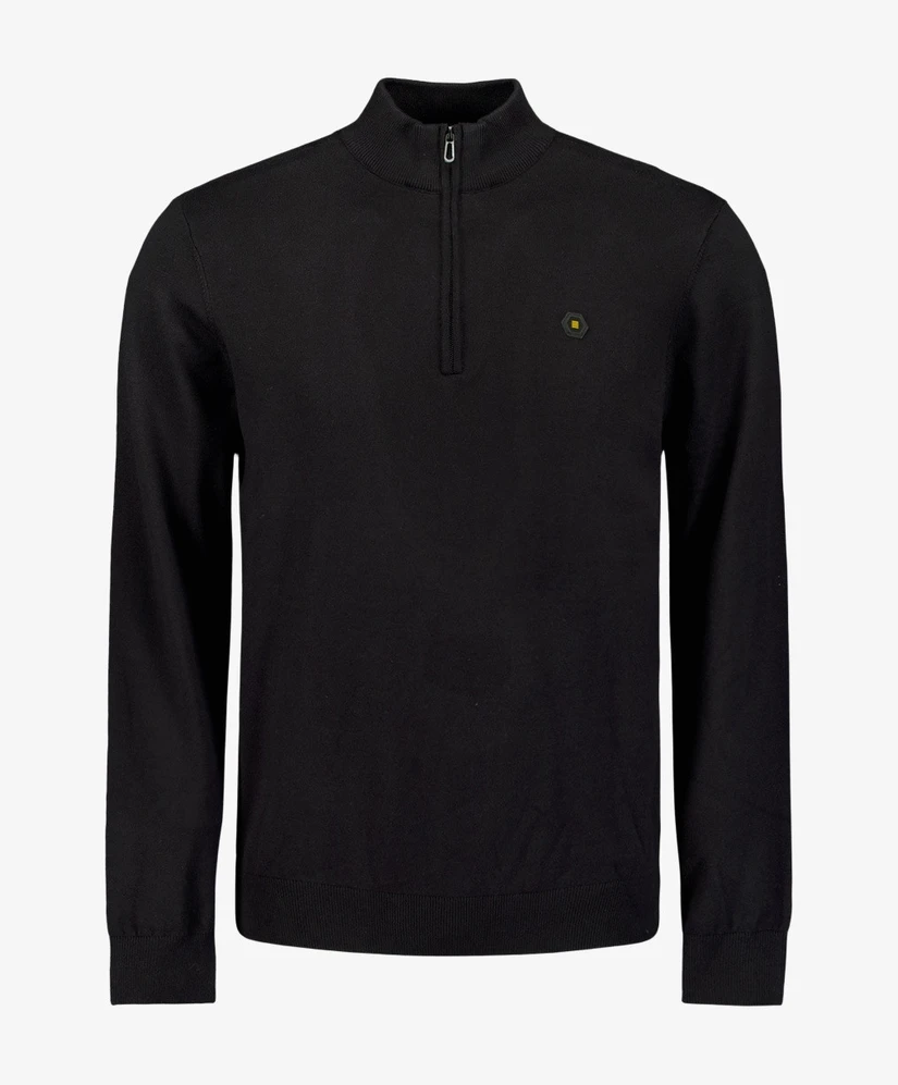 No Excess Half Zip Trui Gemêleerd