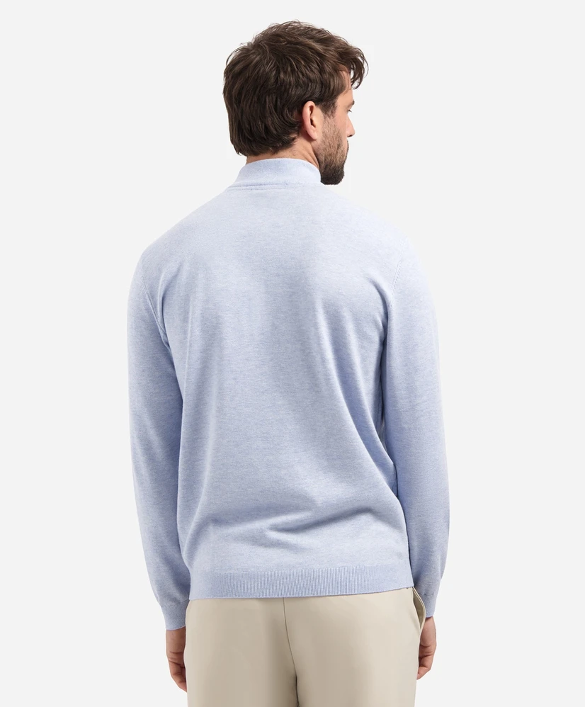 No Excess Half Zip Trui Logo Badge
