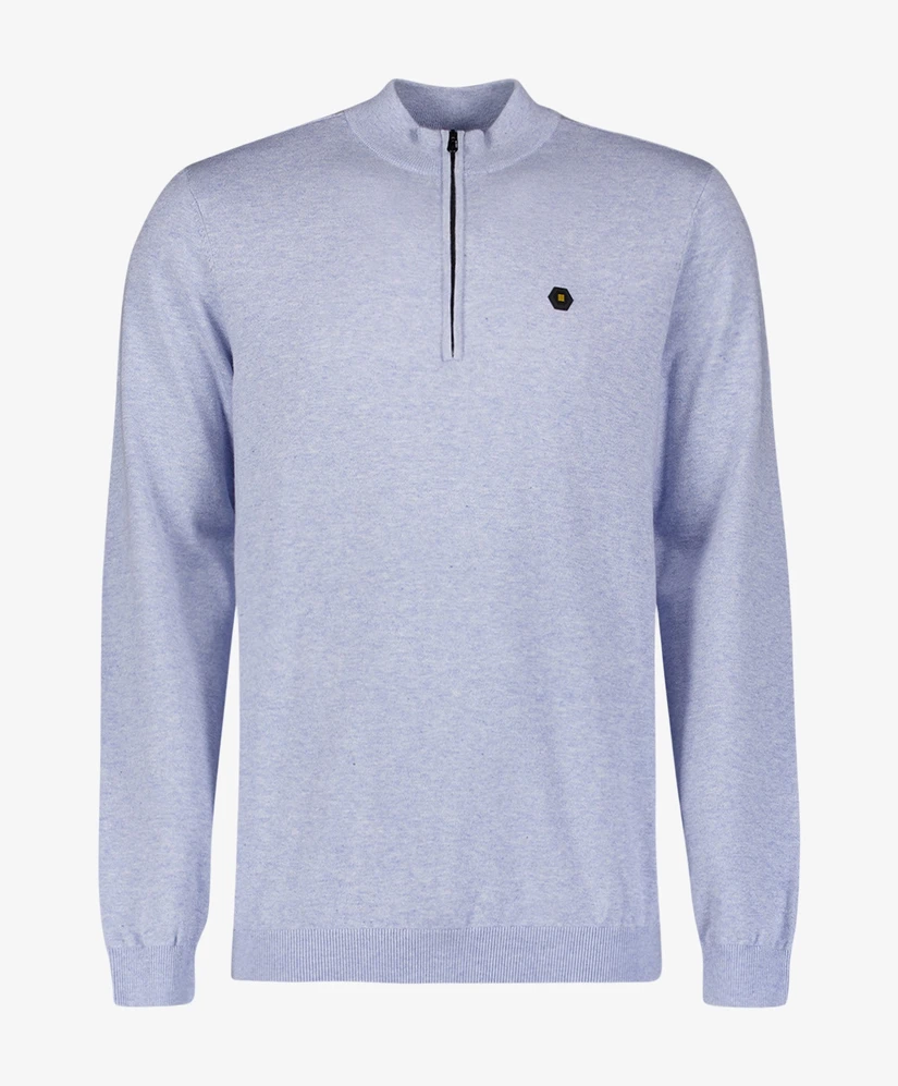No Excess Half Zip Trui Logo Badge