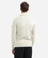 No Excess Half Zip Trui Ribstructuur
