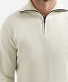 No Excess Half Zip Trui Ribstructuur