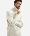 No Excess Half Zip Trui Ribstructuur