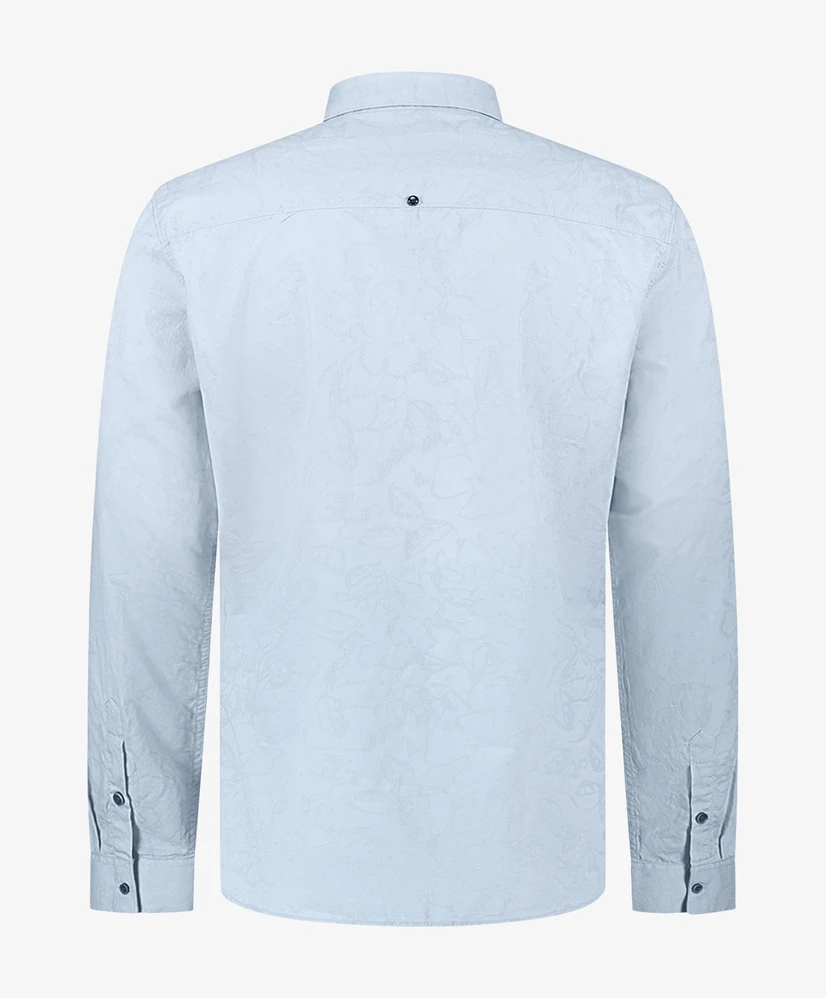No Excess Overhemd Allover Jacquard
