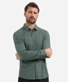 No Excess Overhemd Allover Print Regular Fit