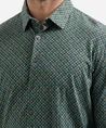 No Excess Overhemd Allover Print Regular Fit