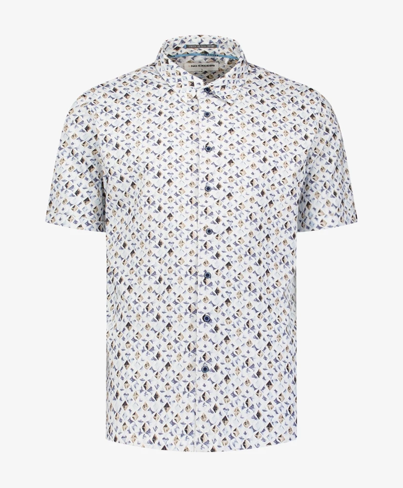 No Excess Overhemd Allover Print