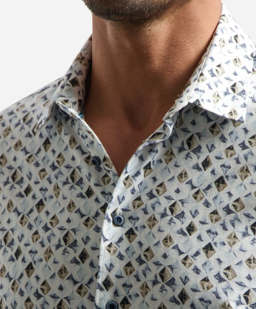 No Excess Overhemd Allover Print