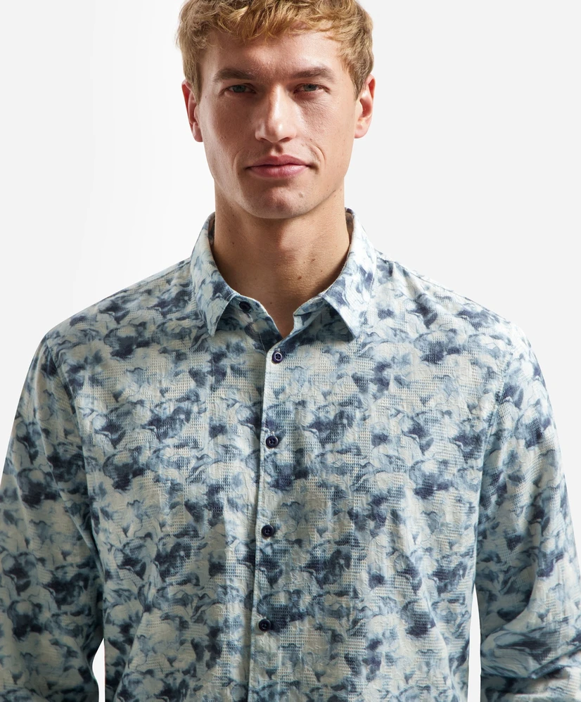 No Excess Overhemd Allover Printed