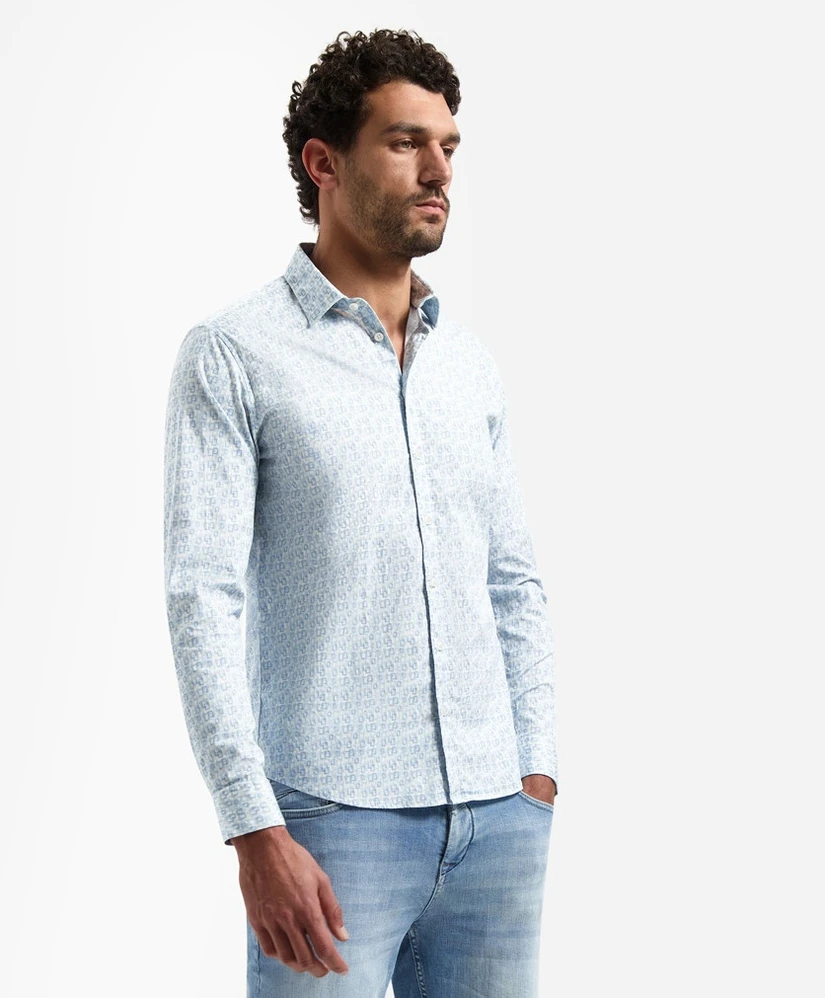No Excess Overhemd Allover Printed