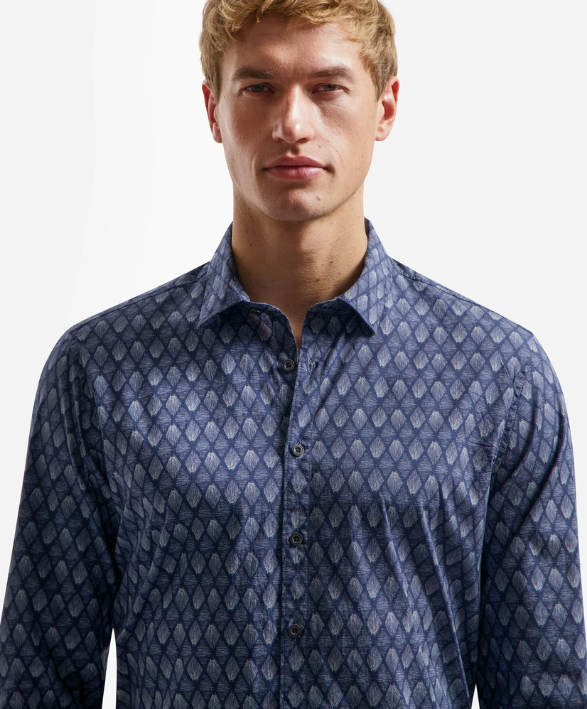 No Excess Overhemd Allover Printed