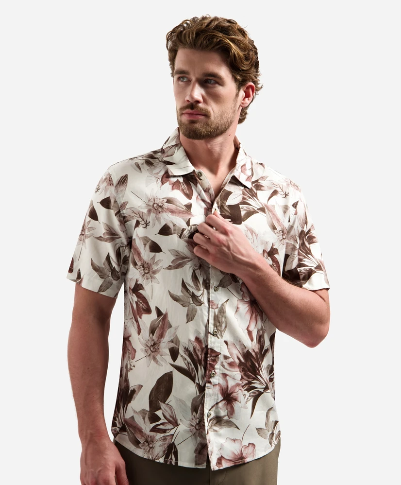 No Excess Overhemd Bloemenprint