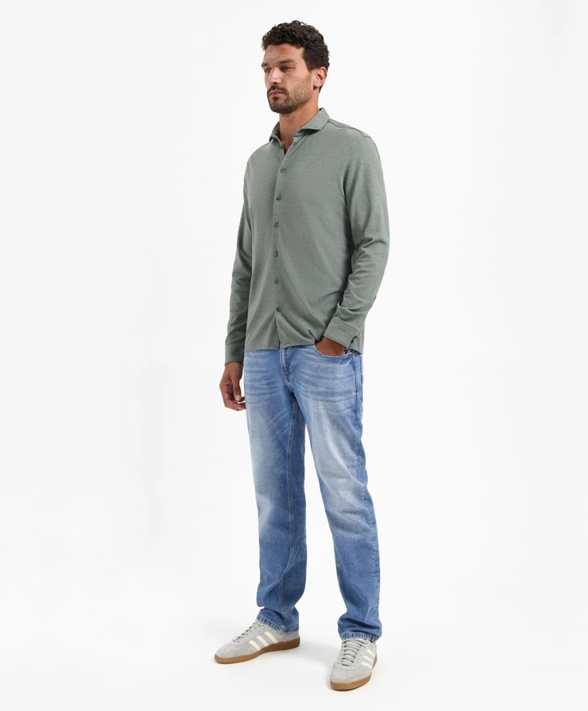 No Excess Overhemd Effen Regular Fit