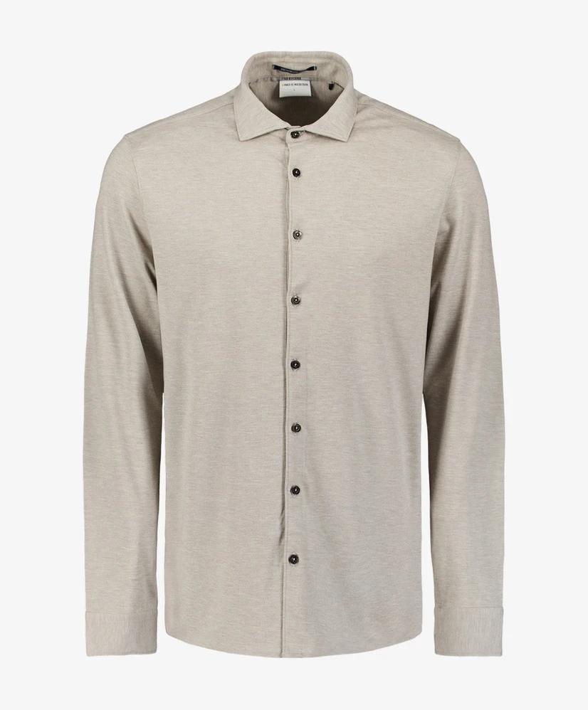 No Excess Overhemd Effen Regular Fit
